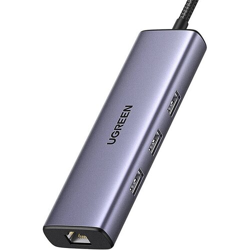 Hub UGREEN Revodok CM512 6w1 USB Typu C 3.2 Gen. 1, Pasywny