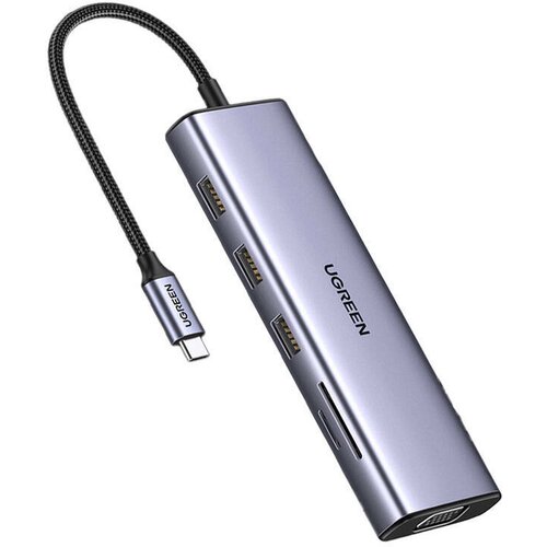 Hub UGREEN Revodok CM498 USB Typu C, Pasywny