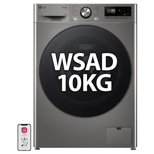 Pralka LG F4W1072YP AI DD 10kg 1400 obr Pranie wstępne