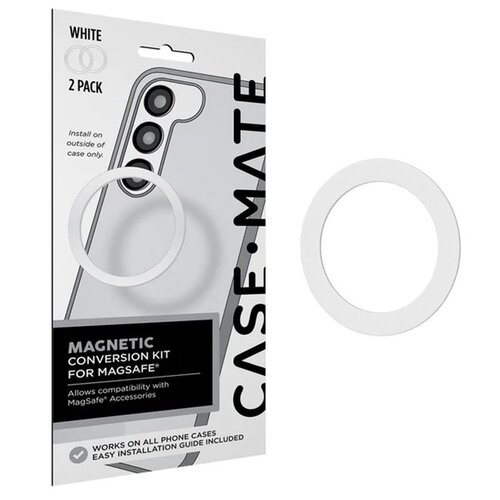 Pierścień magnetyczny CASE-MATE Magnetic Conversion Kit MagSafe Biały (2 szt.)