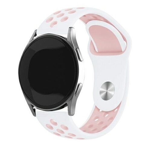 Pasek BELINE Watch Sport Silicone 20mm Biało-różowy