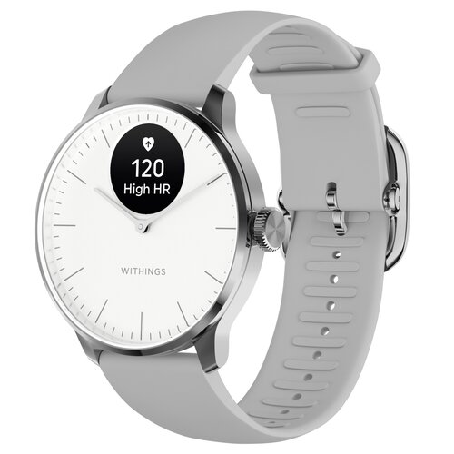 Smartwatch WITHINGS ScanWatch Light Srebrny
