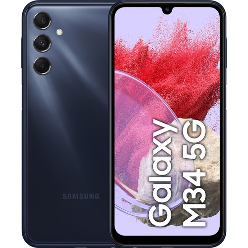 Smartfon SAMSUNG Galaxy M34 6/128GB 5G 6.5" 120Hz Granatowy SM-M346BDBFXEO