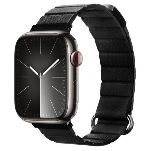 Pasek CRONG Eclipse do Apple Watch (44/45/46/49mm) Czarny