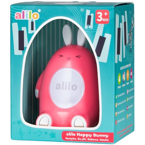 Zabawka edukacyjna ALILO Happy Bunny P1 Różowy