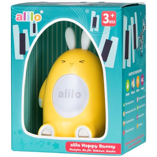 Zabawka edukacyjna ALILO Happy Bunny P1 Żółty