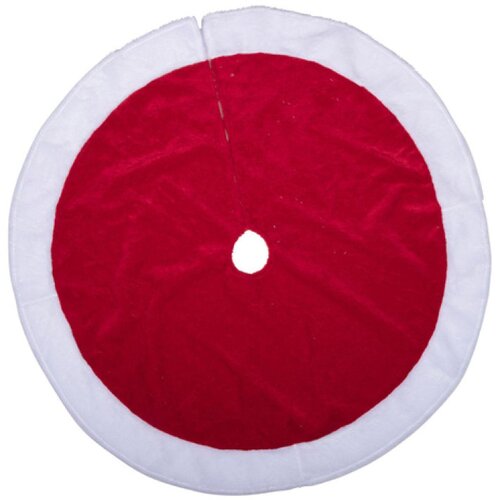 Dywanik pod choinkę CHRISTMAS GIFTS 100 cm Czerwono-biały