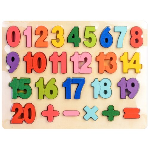 Puzzle DAFFI Cyfry D-124 (26 elementów)