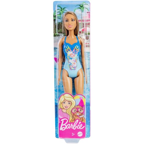 Lalka Barbie Plażowa DWJ99 Niebieski