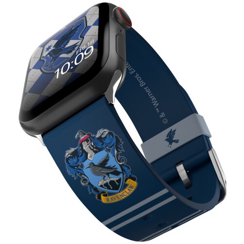 Pasek MOBY FOX Harry Potter Ravenclaw Edition do Apple Watch 2/3/4/5/6/7/8/9/SE/SE 2022/Ultra/Ultra 2 (38/40/41/42/44/45/49mm) Granatowy