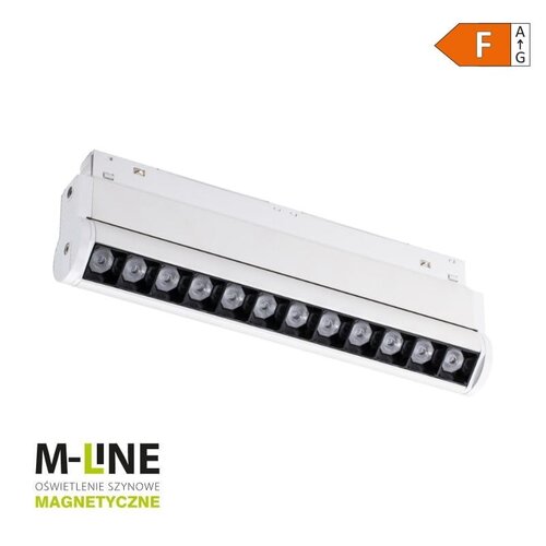 Reflektor szynowy DPM M-Line MTL-NRS-12W-W Biały