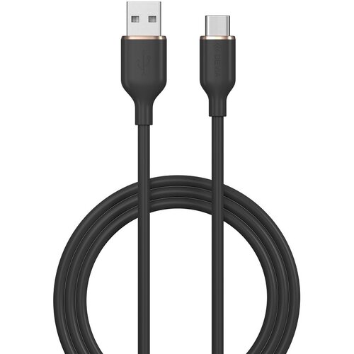 Kabel USB - USB-C DEVIA Jelly 2.4A 1.2 m Czarny