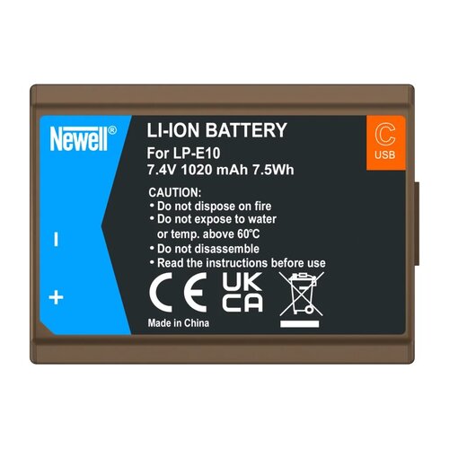 Akumulator NEWELL 1020 mAh do Canon LP-E10