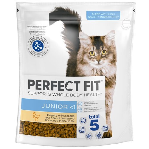Karma dla kota PERFECT FIT Junior Kurczak 750 g