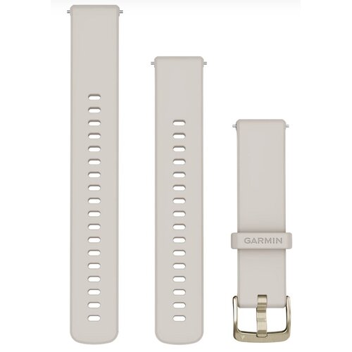 Pasek GARMIN 010-13256-04 do Garmin Venu 3S/2S/Forerunner 255S/265S/Vivoactive 4S/3S 40/41 (18mm) Kość słoniowa