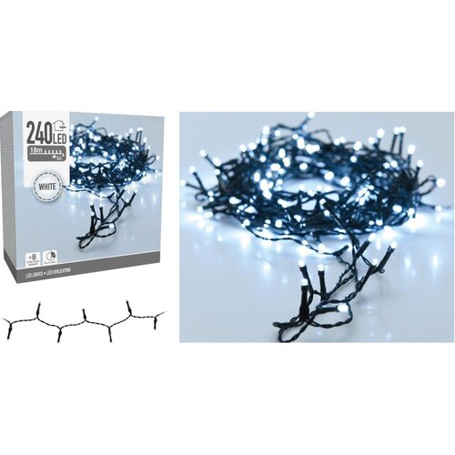 Lampki choinkowe LED CHRISTMAS DECORATION 809993 21 m Sieciowe