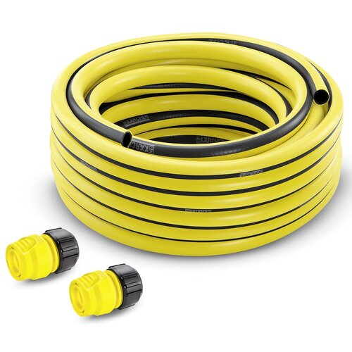 Zestaw KARCHER Primoflex 1/2" 20 m 2.645-348.0 + Przyłącze kranowe KARCHER 3/4" 1/2"  2.645-006.0 + Szybkozłącze KARCHER Plus 2.645-193.0 + Szybkozłącze KARCHER Plus 2.645-194.0 + Pistolet zraszający KARCHER 2.645-265.0