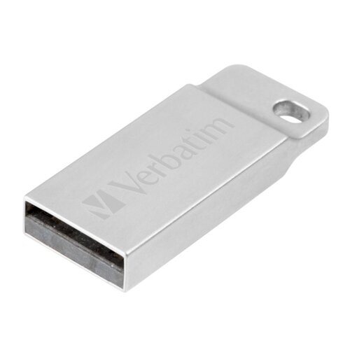 Pendrive VERBATIM Metal Executive 64GB, USB 2.0 Srebrny