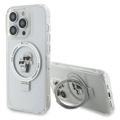 Etui KARL LAGERFELD Ring Stand do Apple iPhone 15 Pro