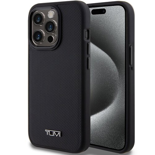 Etui TUMI Balistic Pattern MagSafe do Apple iPhone 15 Pro Czarny