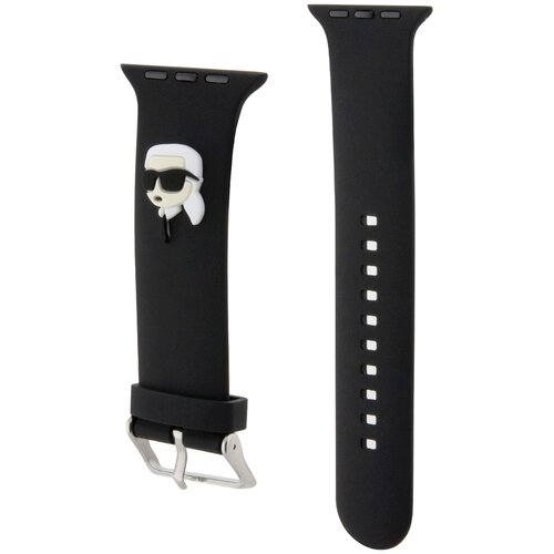 Pasek KARL LAGERFELD Karl Head do Apple Watch (42/44/45mm) Czarny