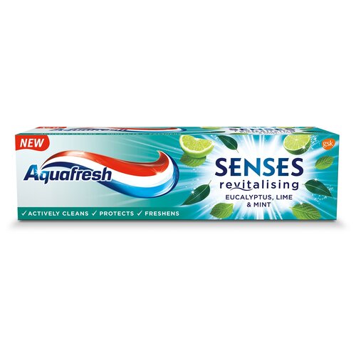 Pasta do zębów AQUAFRESH Senses Revitalising Eucalyptus 75 ml