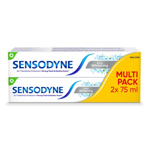 Pasta do zębów SENSODYNE Extra Whitening 2 x 75 ml