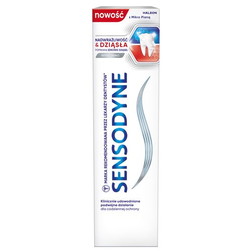 Pasta do zębów SENSODYNE Nadwrażliwość i Dziąsła Whitening 75 ml