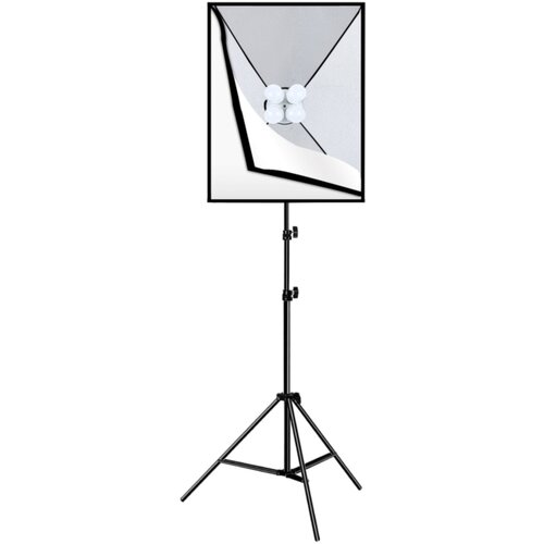Zestaw studyjny PULUZ PU5071EU Softbox LED 50 x 70cm + statyw, 4x żarówka LED, torba