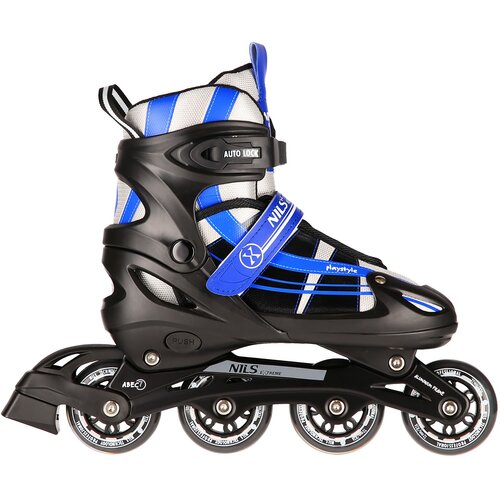 Łyżworolki NILS EXTREME NH18366A 2w1 (rozmiar 35-38) Czarno-granatowy