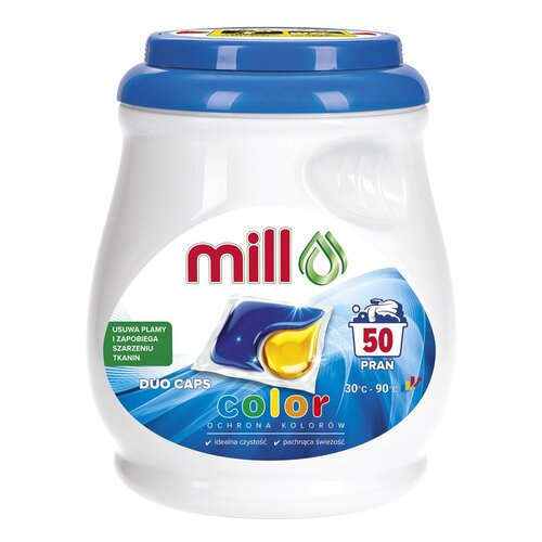 Kapsułki do prania MILL Professional Color - 50 szt.