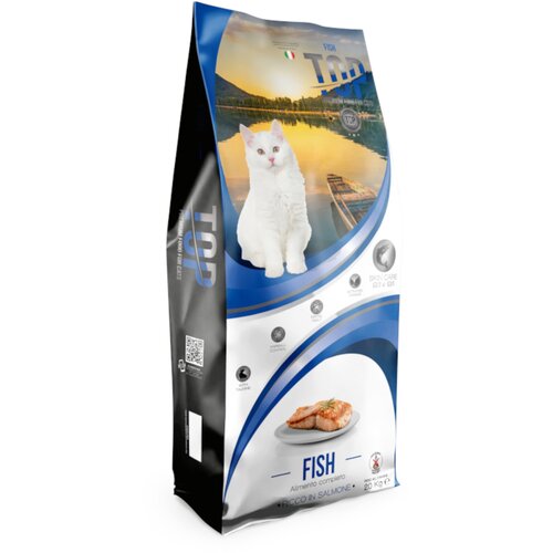 Karma dla kota TOP PREMIUM FOOD FOR CATS Fish Łosoś 20 kg