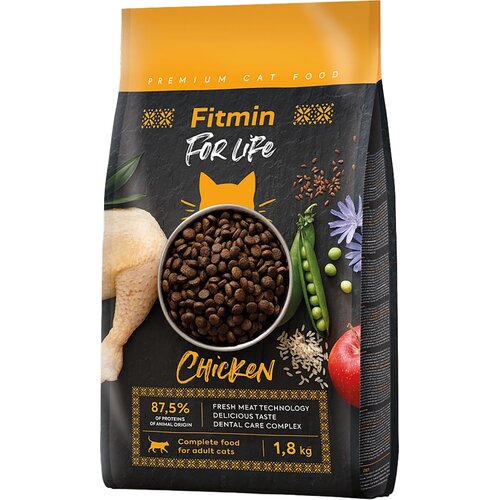 Karma dla kota FITMIN For Life Adult Kurczak 1.8 kg