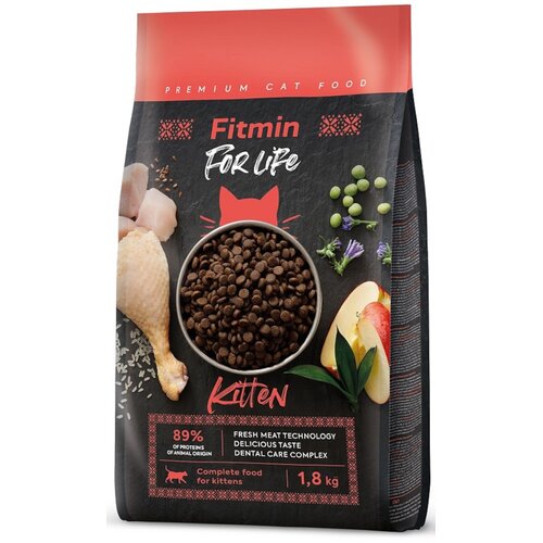 Karma dla kota FITMIN For Life Kitten Kurczak 1.8 kg