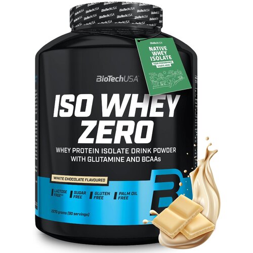 Odżywka białkowa BIOTECH Iso Whey Zero Biała czekolada (2270 g) Bez cukru i laktozy