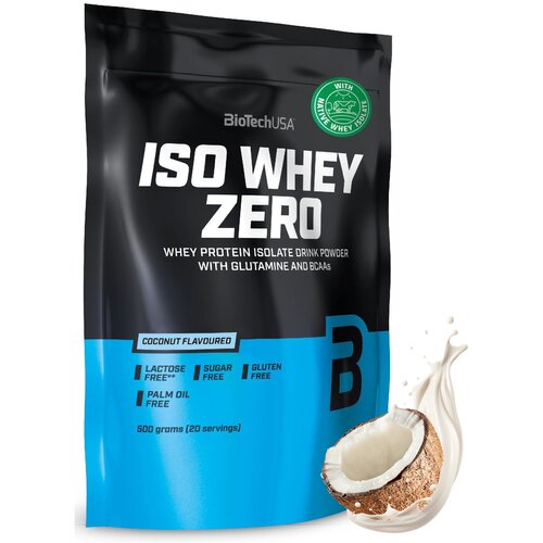 Odżywka białkowa BIOTECH Iso Whey Zero Kokosowy (500 g) Bez cukru i laktozy