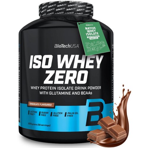 Odżywka białkowa BIOTECH Iso Whey Zero Czekoladowy (2270 g) Bez cukru i laktozy