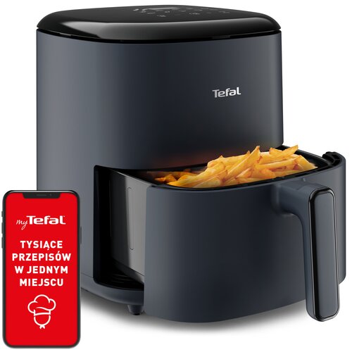Air Fryer Frytkownica beztłuszczowa TEFAL EY245B10 (Grafit )(5L) (1500W) Easy Fry