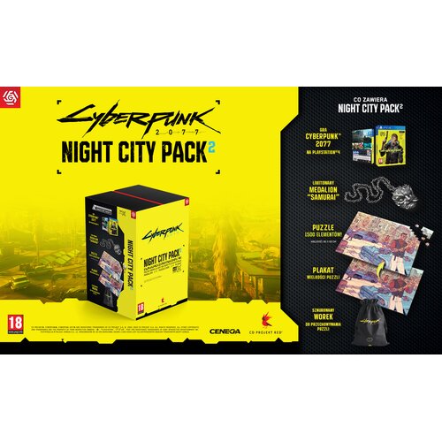 Cyberpunk 2077 Night City Pack Gra V2 Gra PS4 (Kompatybilna z PS5)