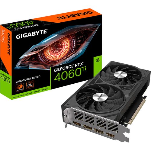 若者に人気のブランド GeForce GIGABYTE RTX Karta 3 DLSS 16GB OC WindForce Ti 4060 グラフィックボード・グラボ・ビデオカード