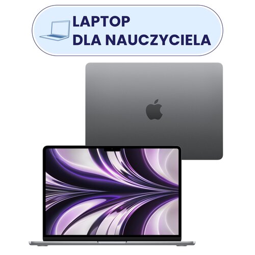 Laptop APPLE MacBook Air 13.6" Retina M2 8GB RAM 512GB SSD macOS Gwiezdna szarość