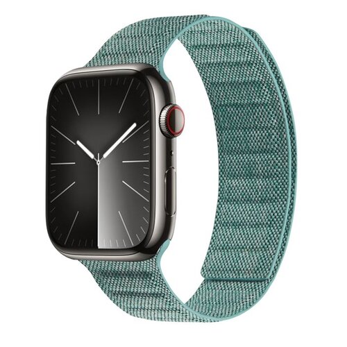 Pasek CRONG Melange do Apple Watch 4/5/6/7/8/9/10/SE/SE 2/SE 2022 (38/40/41/42mm) Turkusowy