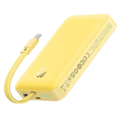 Powerbank BASEUS Magnetic Mini MagSafe 10000mAh 30W Żółty