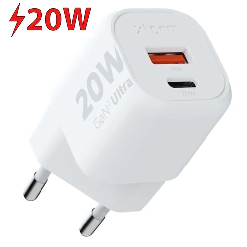 Ładowarka sieciowa XTORM GaN2 Ultra 20W Biały