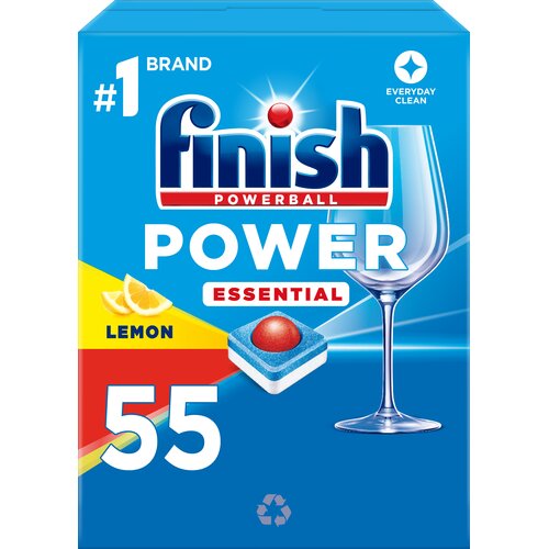 Tabletki do zmywarek FINISH Powerball Power Essential Lemon - 55 szt.