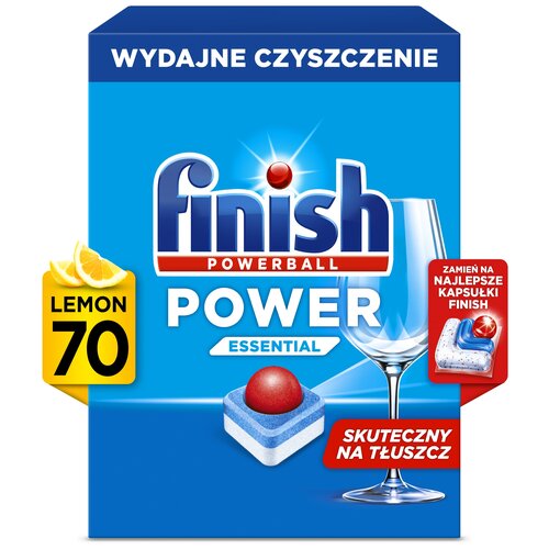 Tabletki do zmywarek FINISH Powerball Power Essential Lemon - 70 szt.