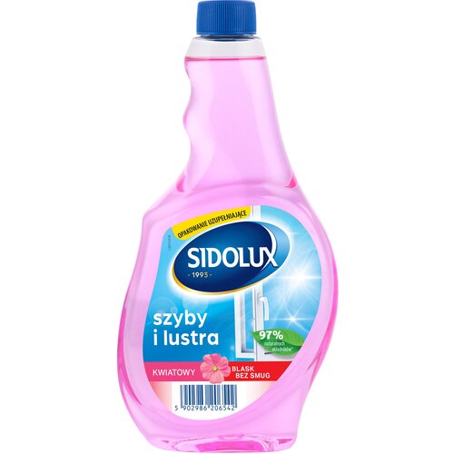 Płyn do mycia szyb SIDOLUX Crystal Flower 500 ml