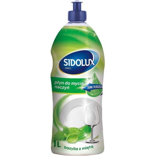 Płyn do mycia naczyń SIDOLUX Bazylia z Miętą 1000 ml