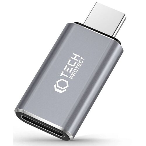 Adapter USB Typ-C - Lightning TECH-PROTECT UltraBoost Szary