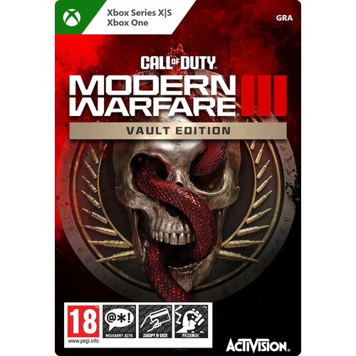 Kod aktywacyjny Call Of Duty: Modern Warfare III - Edycja Skarbca Gra XBOX ONE (Kompatybilna z SERIES X)